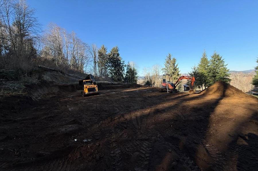 Site Clearing — Hillside Building Pad